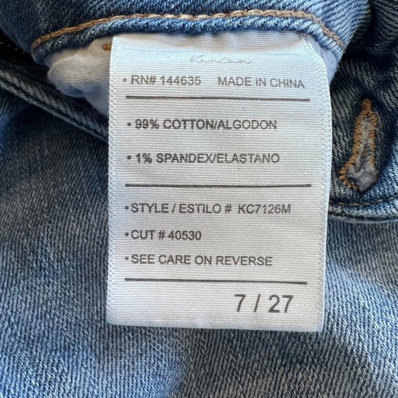 Kancan wide leg jeans Size 7/27 - Picture 3 of 4